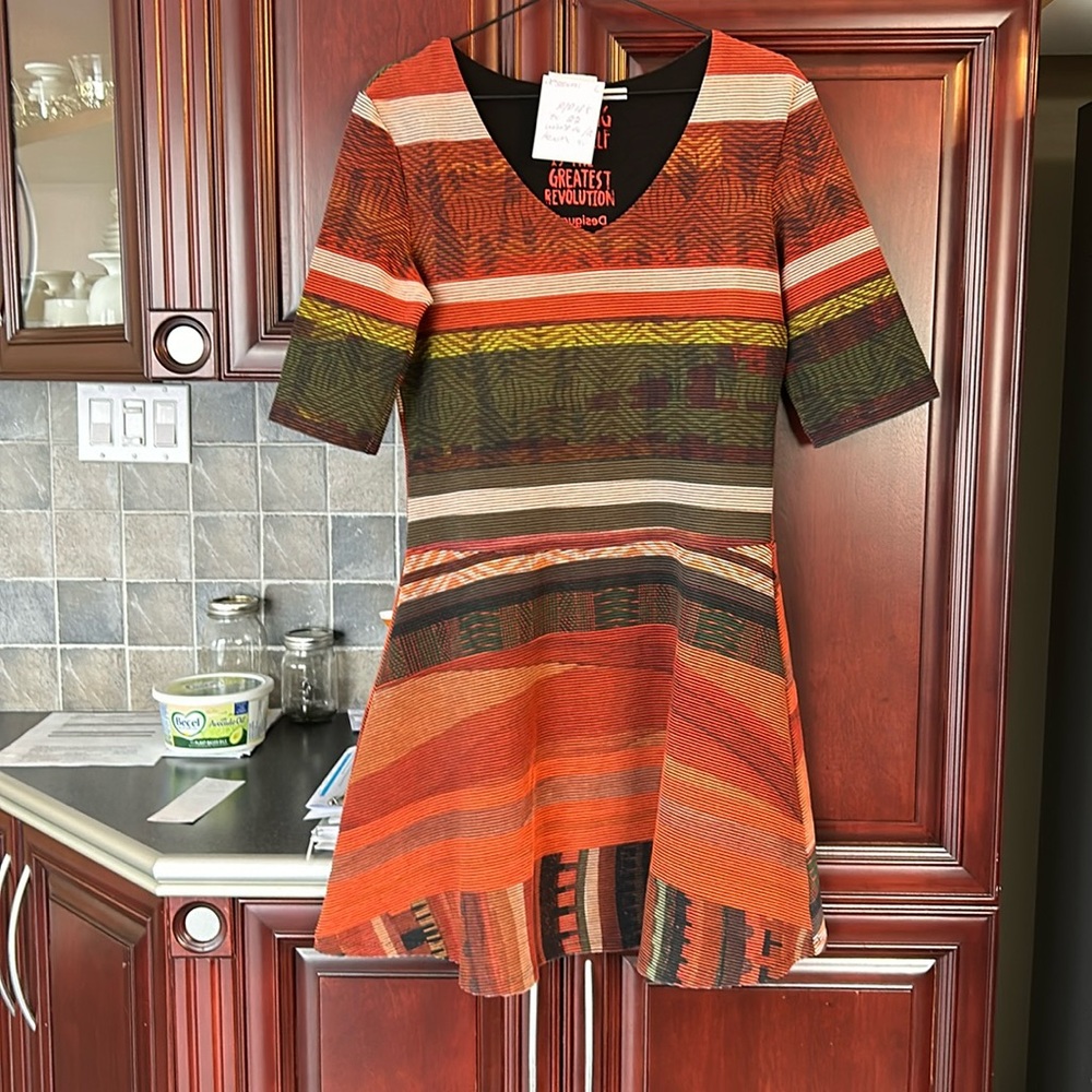 DESIGUAL Earth Tone Short Sleeve - Picture 7 of 13